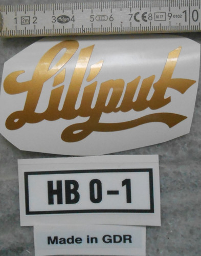 Liliput,Aufkleber,DDR,Ostalgie