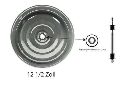 Zoll scheibenrad - 12,